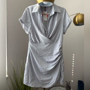 Cider Skyblue Mini Dress